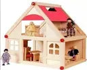 Costway Izzy Creative Puppenhaus Holzspielzeug Puppenhaus Diy Kinder Spielh931 B-Ware