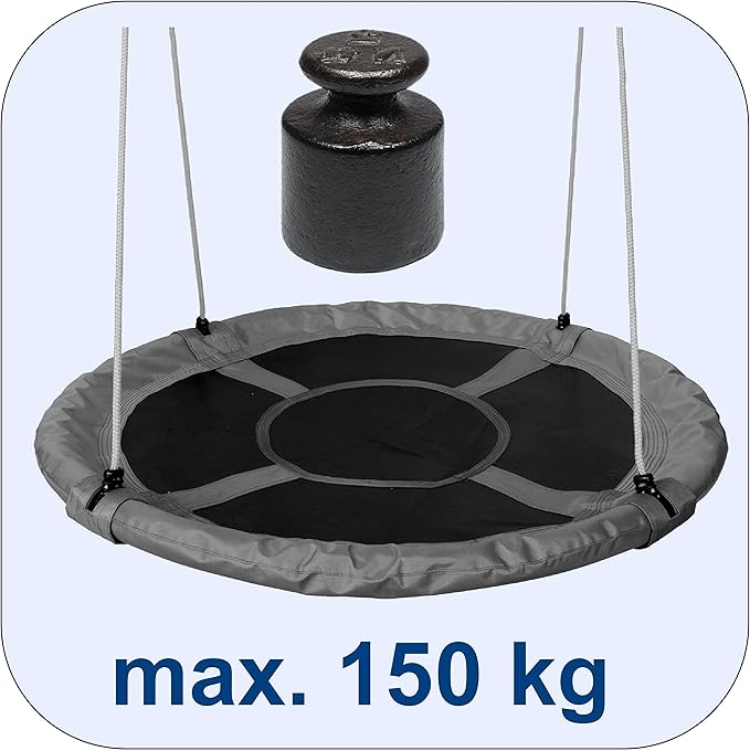 Izzy Nestschaukel Schaukel Nest Schaukel Outdoor Tellerschaukel Kunststoff Blau B-Ware