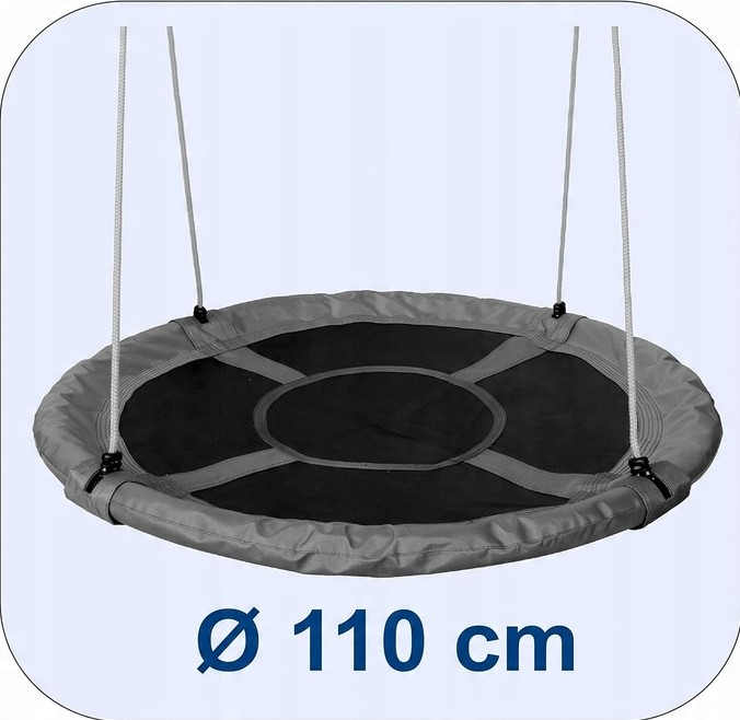 Izzy Nestschaukel Hängesitz Schaukel ø110cm Tellerschaukel Tragkraft 150 Kg B-Ware
