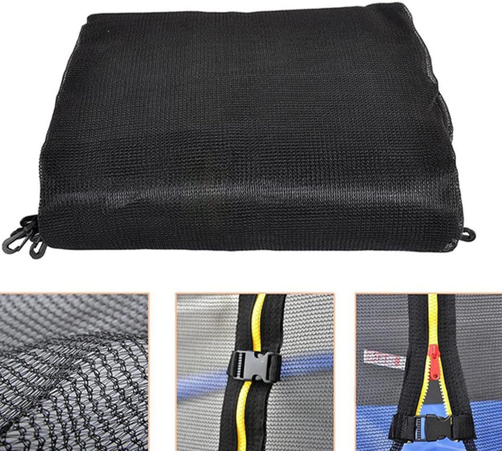 Izzy Sprungmattensicherheit Surround Ersatznetz Trampolin Netz Ersatz Schwarz  B-Ware - 4047385737622