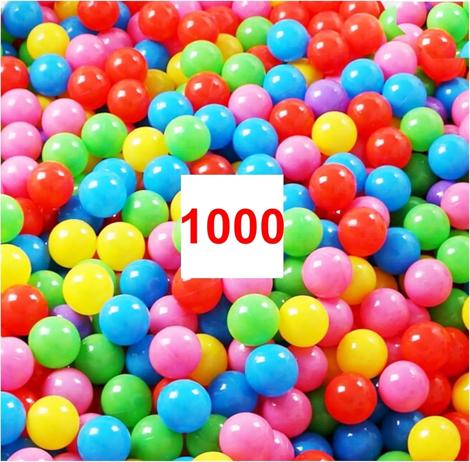 B-Ware Izzy Spielbälle Bälle Bunte Plastikbälle ø 6cm Kinder Set Ballnetz 1000 Stück - 4047385740967
