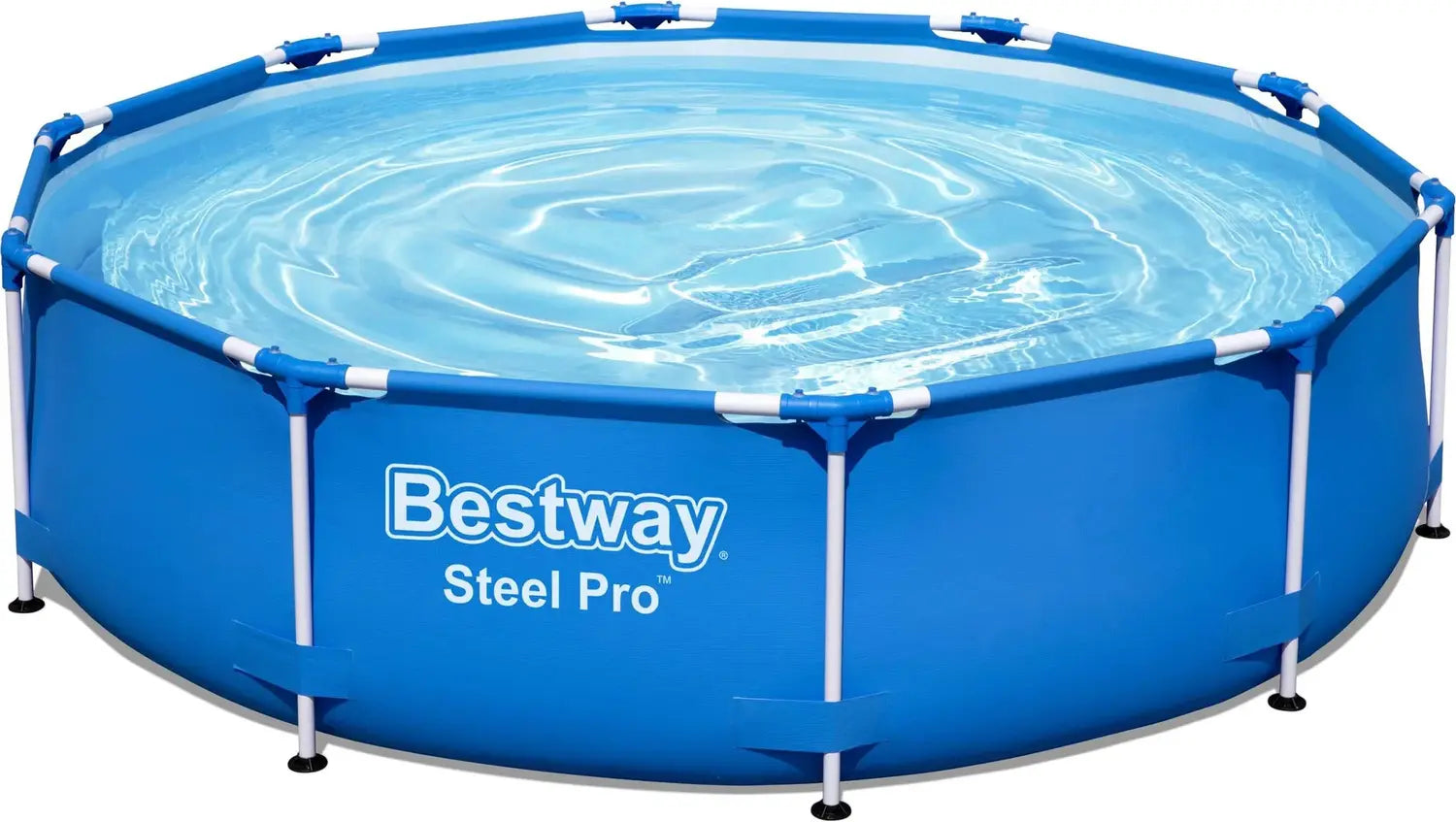 B-Ware Bestway Pool Schwimmbecken Stahlrahmen Rund Steel Pro Blau 305x76 Cm 4678 Liter - 4048124972854
