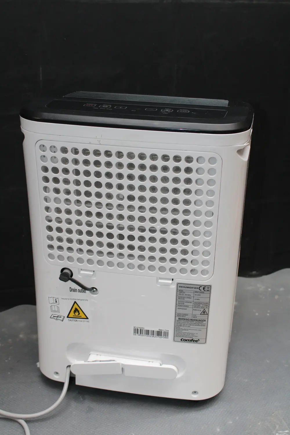 B-Ware Comfeè Luftentfeuchter Entfeuchter Mddf 20 Den7 168 M³/H Weiß Grau  - 4048164103010