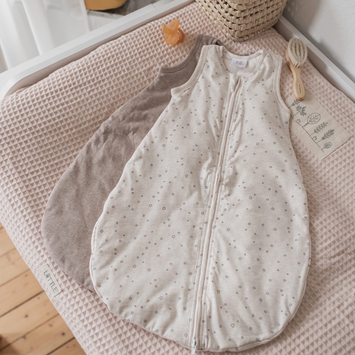 DIMO Schlafsack Strampelsack wellcome Light Beige Größe 60 Baumwolle TOG 2 - 4048649314849