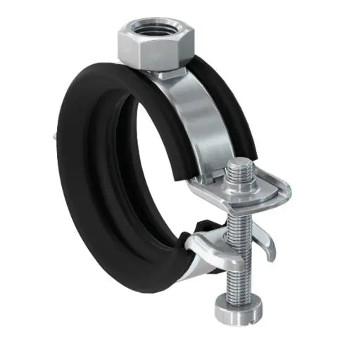 B-Ware Fischer Gelenkrohrschelle Schelle Rohrschelle M8 Schallschutz 38 45mm 4 Stück - 4048962440843