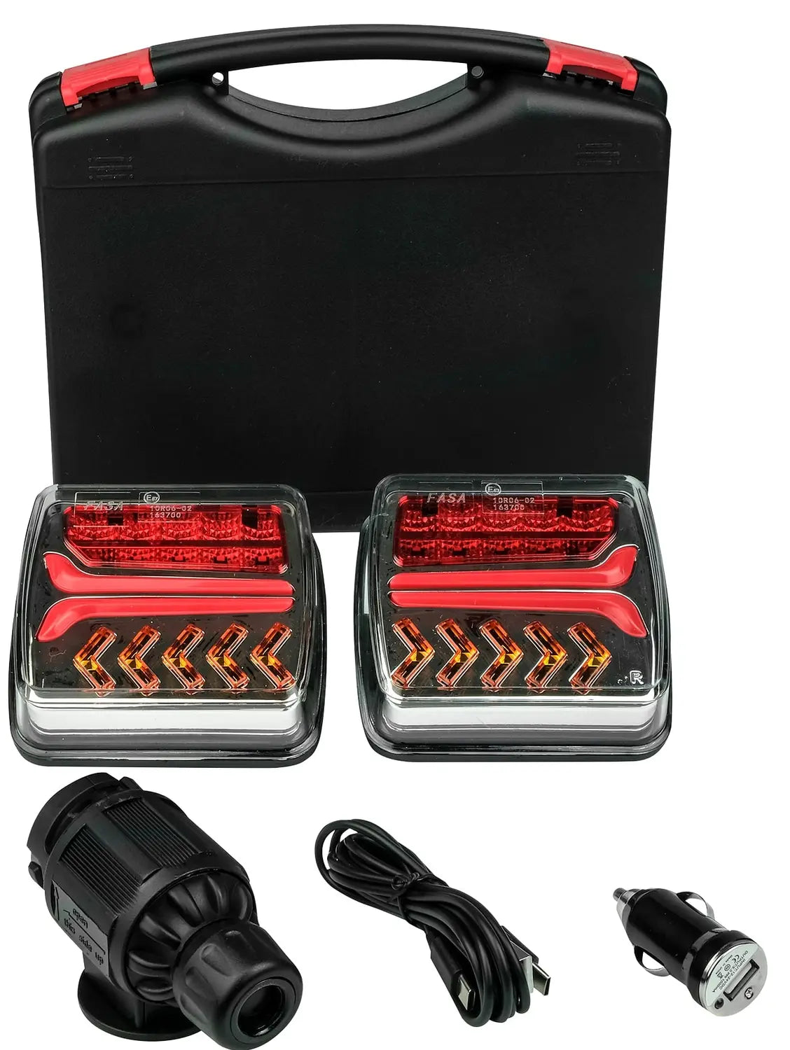 B-Ware Las Anhänger Beleuchtungssatz Set Anhängerlicht Kabellos 12 24 V 10154 - 4049376101542