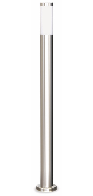 Pollin Pollerleuchte Außenlampe Sockelleuchte Ip44 Edelstahl Silber 1100x80mm B-Ware - 4049702001324