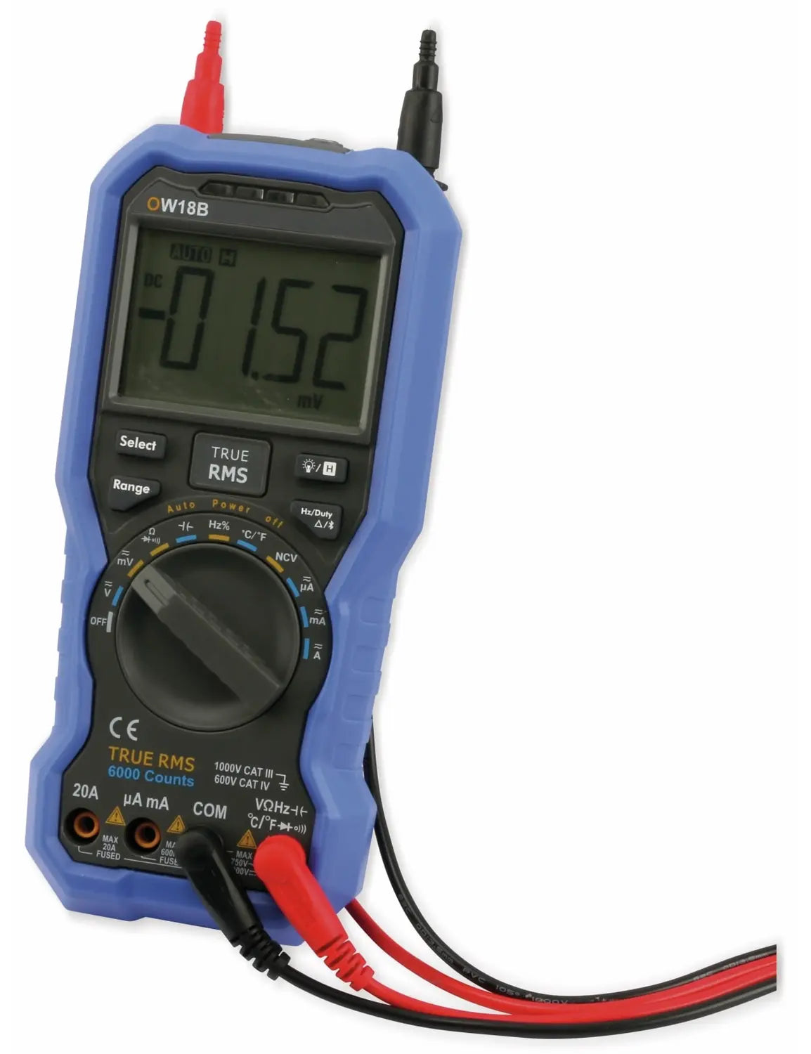 Owon True Rms Bluetooth Multimeter Messgerät Multimeter Ow18 B Digitalanzeige B-Ware - 4049702066125
