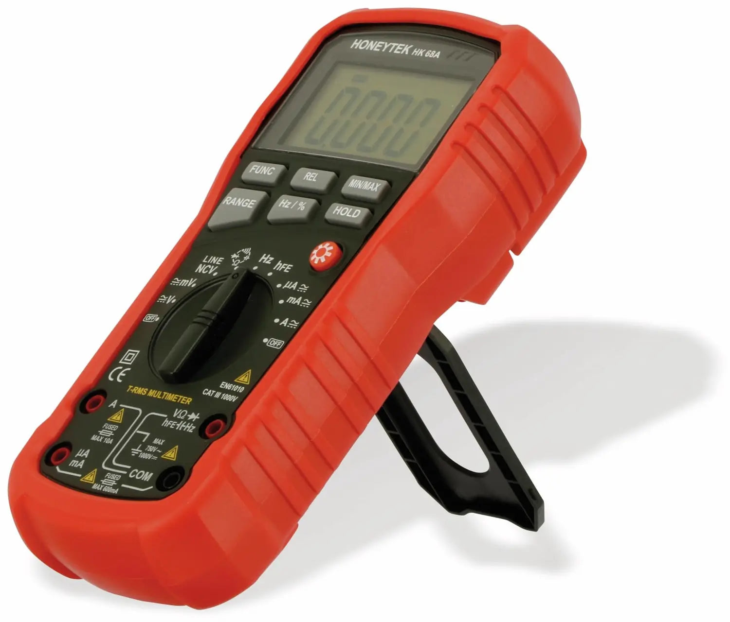 Honeytek Multimeter Messgerät True Rms Hk68 A Digitalanzeige Stromspannung Tester B-Ware - 4049702138167