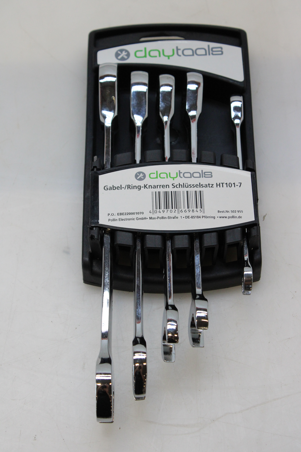 Daytools Gabelringknarren Schlüsselsatz Werkzeugsatz Ht101 7 6teilig 8 19mm B-Ware - 4049702669845