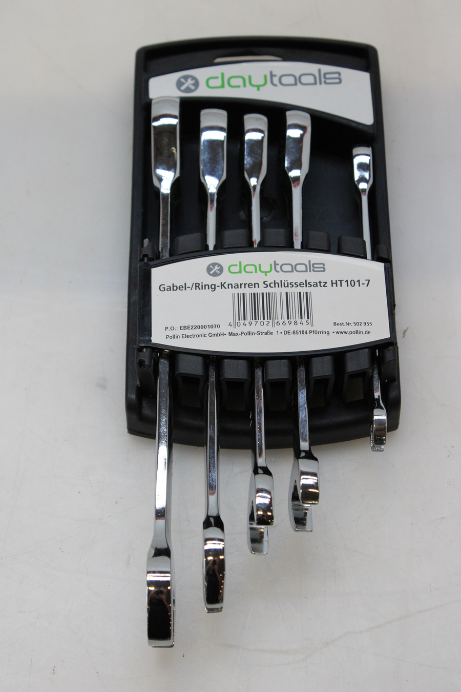 Daytools Gabelringknarren Schlüsselsatz Werkzeugsatz Ht101 7 6teilig 8 19mm B-Ware - 4049702669845