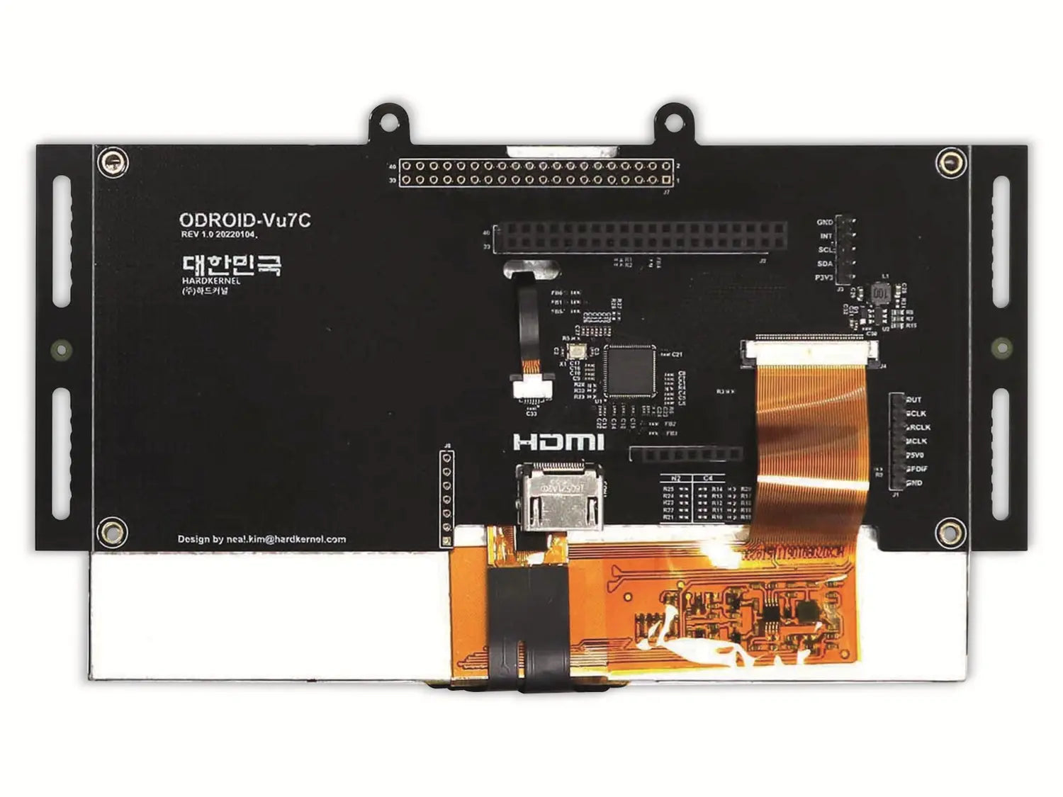 Odroid Vu7 C Multitouch Display Monitor Hdmi Tft Display 17,8cm 7 Zoll B-Ware - 4049702690788