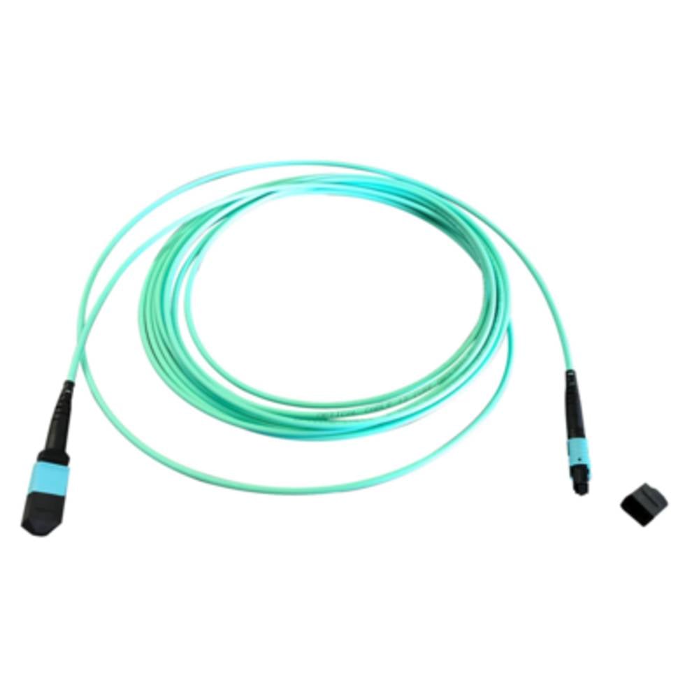 EFB Elektronik Patchkabel Kabel Glasfaser LWL MPO MTP OM3 LSZH aqua 5m - 4049759229559