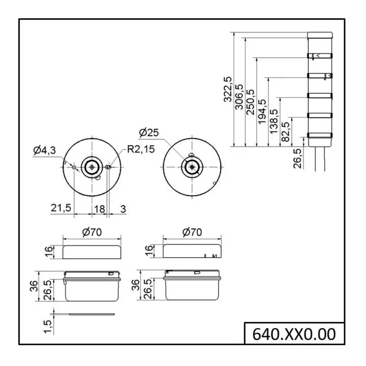 B-Ware Werma Anschlusselement Rohr Klemm Verbindung Ip65 Kombi Sign 71 Deckel 6 Stück - 4049787004951