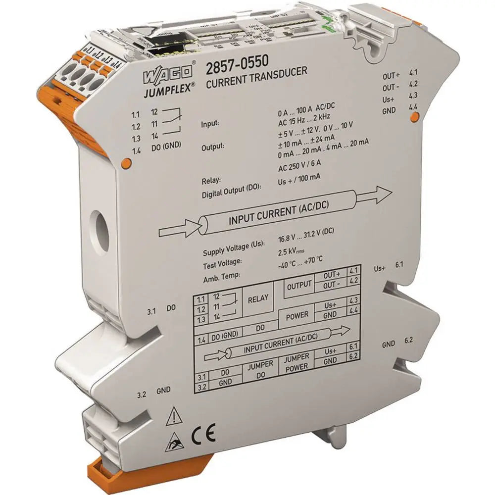 B-Ware Wago Messumformer Strommessumformer Jumpflex Stromsignalwandler 2857 550 Relais - 4050821676997
