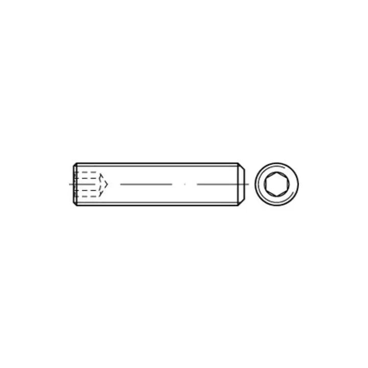 B-Ware Iso 4026 Gewindestifte Mit Kegelkuppe & Innensechskant A 1/A 2 M 12 X 80 - 4051426081551