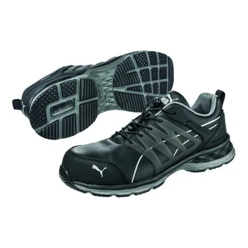B-Ware Puma Halbschuh Schuh 643840 S3 Esd Schwarz Größe 48 Rindvollleder Herren - 4051428075312
