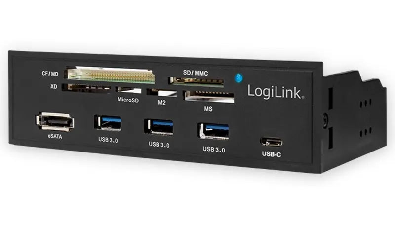 Logilink Usb3.0 Einbau Hub Cardreader Ua0341 Cardreader 5,25 Zoll Pc Zubehör B-Ware - 4052792053005