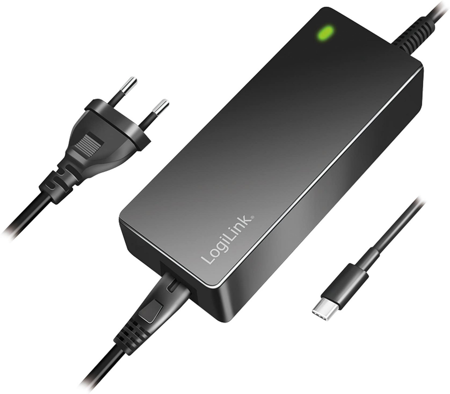 Logilink Notebook Netzteil Laptop Ladegerät 100 W Netzadapter Usb C Schwarz B-Ware - 4052792071139