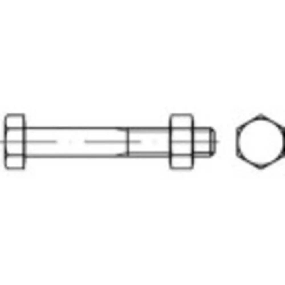 B-Ware Toolcraft Sechskantschraube Schraube M16 Din 601 Mutter Stahl Verzinkt 50 Stück - 4053199050482