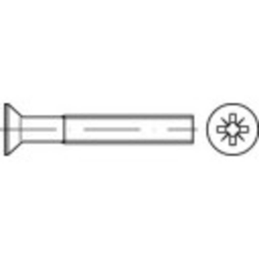 Toolcraft 1065981 Senkschrauben M3 25 Mm Din 965 Edelstahl A2 1000 St. B-Ware - 4053199429509