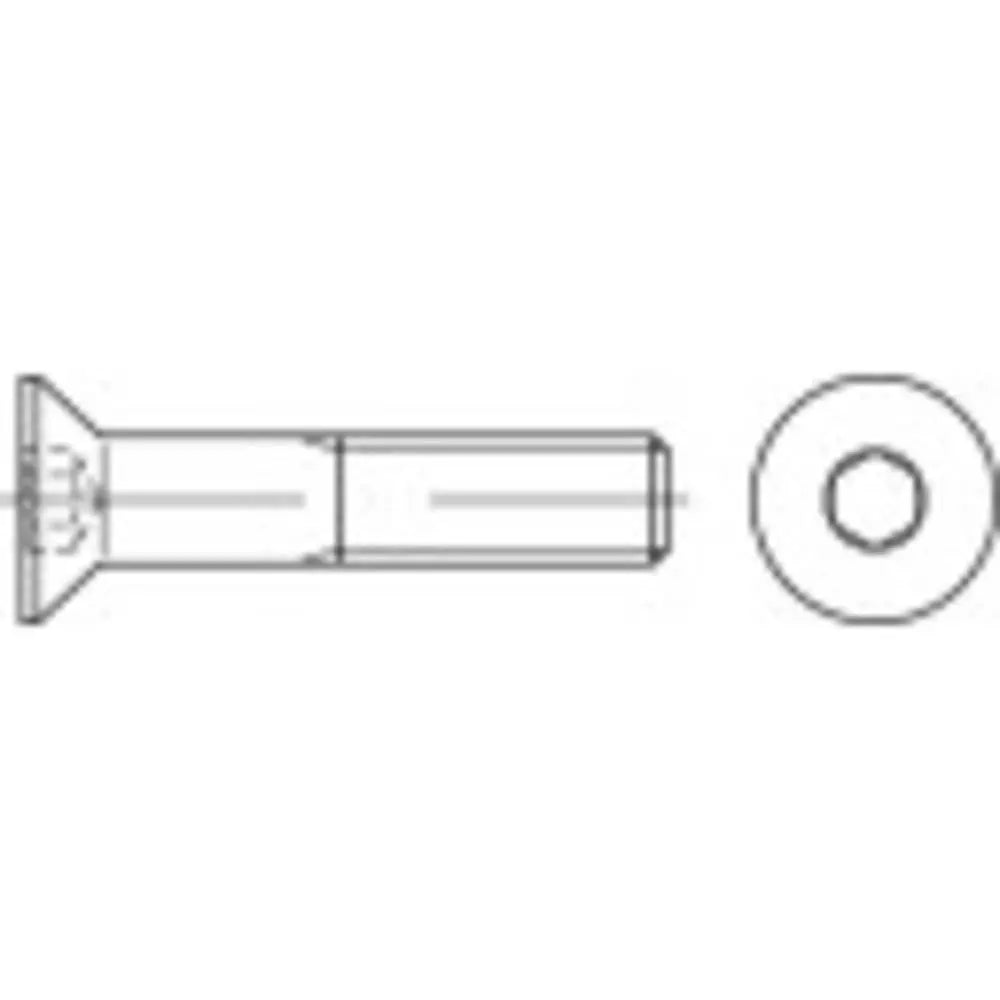 B-Ware Toolcraft 1069047 Senkschrauben M4 10 Mm Innensechskant Edelstahl A2 500 St. - 4053199460168