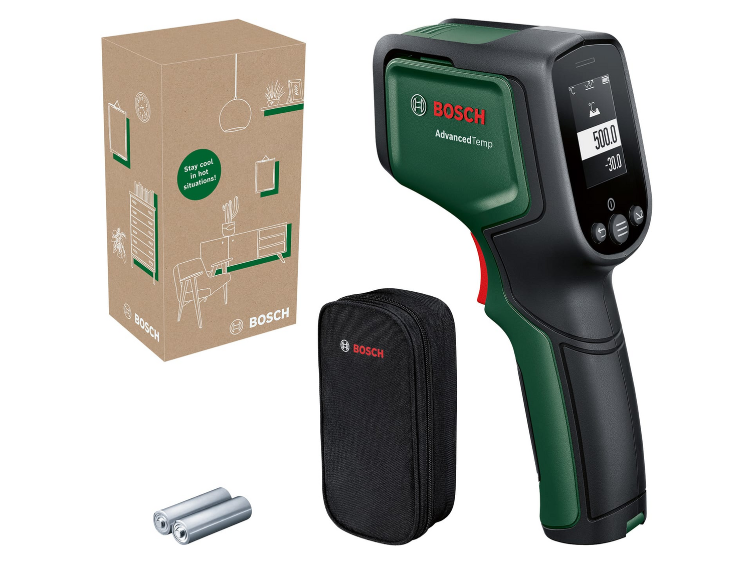 B-Ware Bosch Thermodetektor Temperaturmessgerät Advanced Temp 06036832 Z0