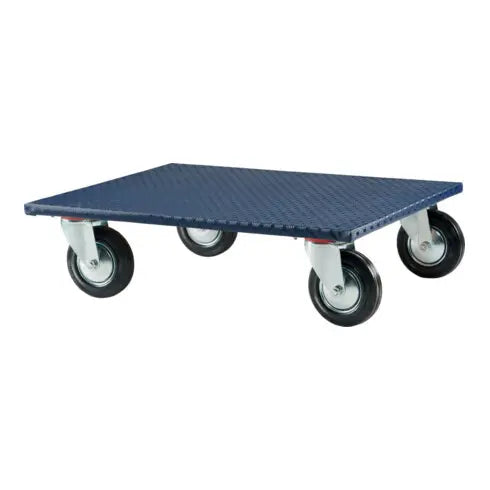 B-Ware Stier Möbelroller Transporthilfe Rollbrett Schwarz Polyurethanrad 100mm 4 Stück - 4053569790512