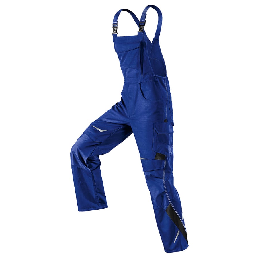 B-Ware Kübler Latzhose Arbeitshose 3224 Pulsschlag Kornblumenblau Schwarz Größe 64 - 4053813028484