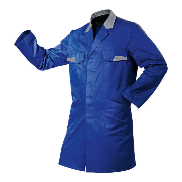 Kübler Mantel Jacke Vita mix 1L46 kornblumenblau mittelgrau 3XL Kontraststepp - 4053813359304