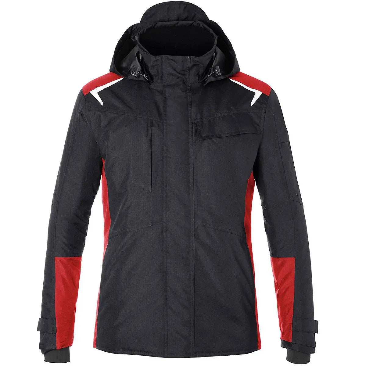 B-Ware Kübler Hardshelljacke Jacke Wetterschutzjacke Weather Schwarz Mittelrot Größe M - 4053813619835