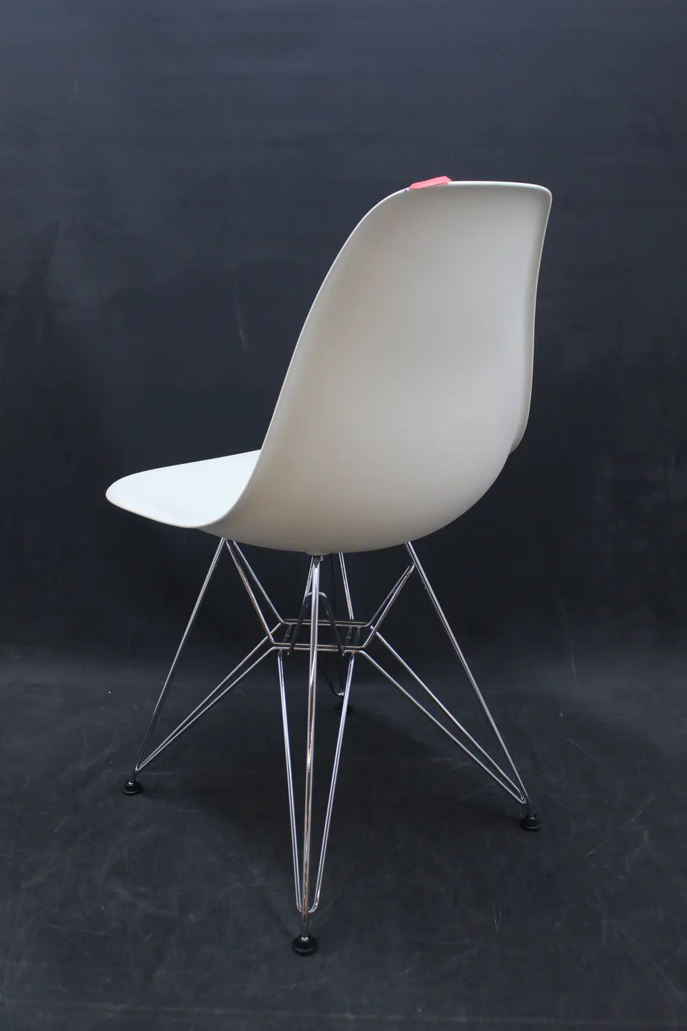 B-Ware Vitra Stuhl Eames Plastic Side Chair Chrom Kieselstein Grauweiß Siehe Text/Foto - 4055737189913