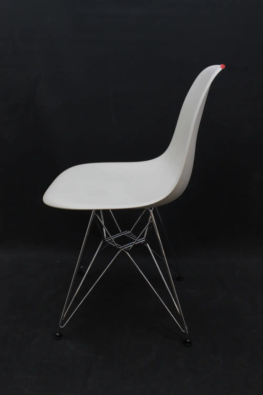 B-Ware Vitra Stuhl Eames Plastic Side Chair Chrom Kieselstein Grauweiß Siehe Text/Foto - 4055737189913