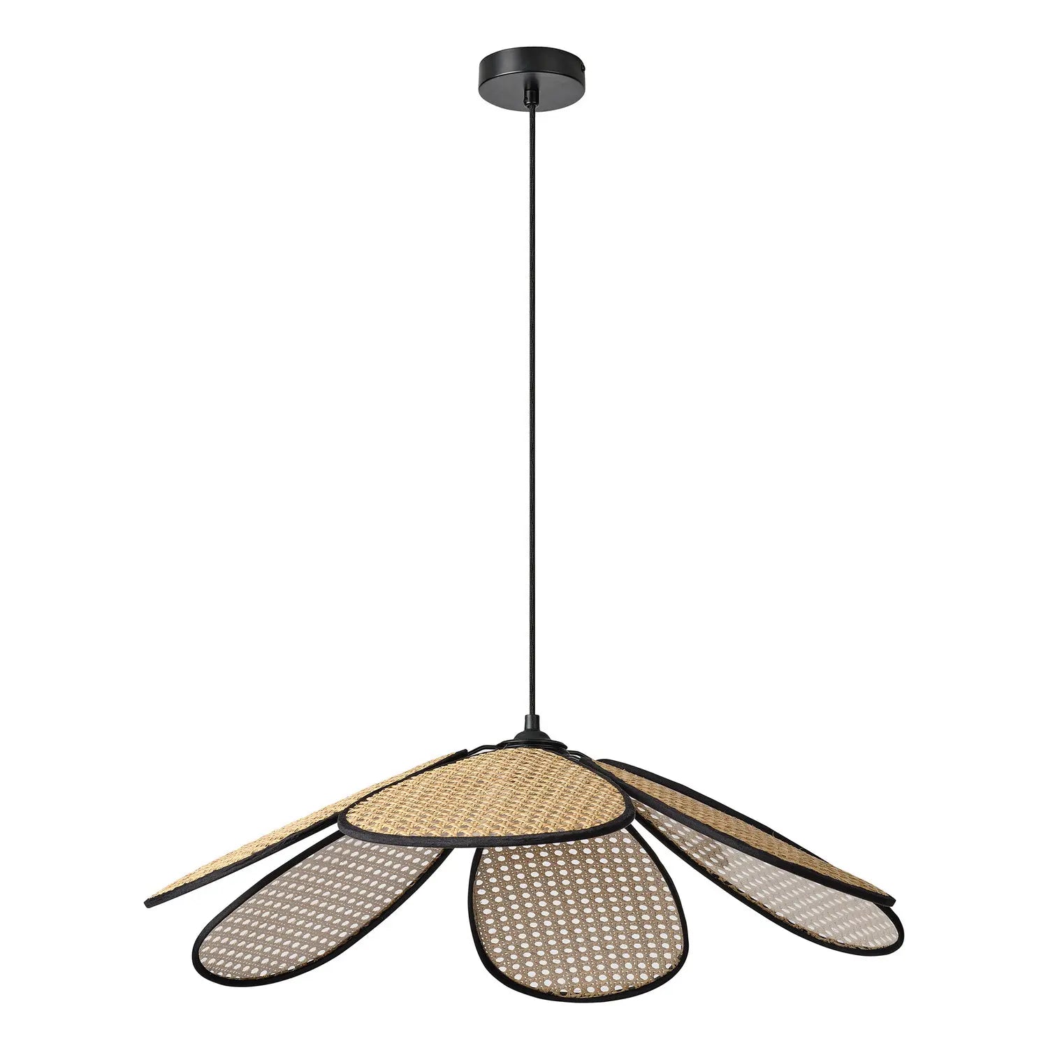B-Ware Osram Pendelleuchte Hängelampe Rattan Daisy Leuchte E27 Led Braun Innenbereich - 4058075847200