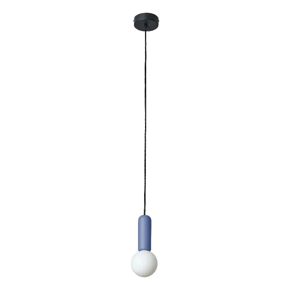 B-Ware Osram Pendelleuchte Hängelampe Decor Conrete Mic Beton Glaskugel Blau G9 Led - 4058075848382