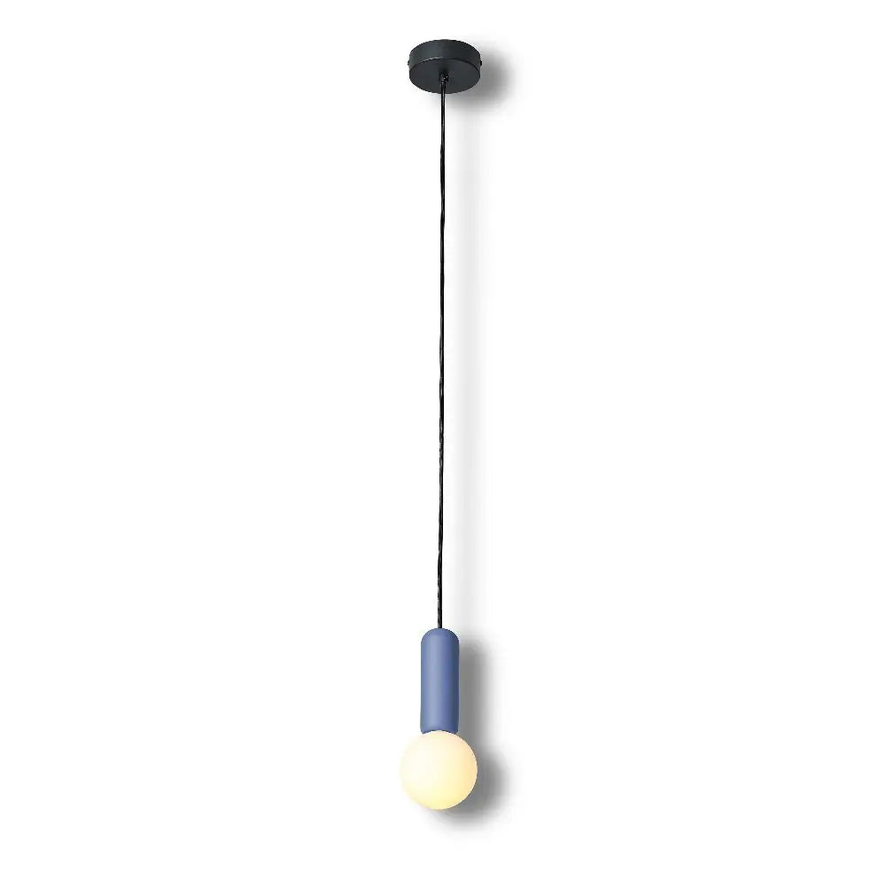 B-Ware Osram Pendelleuchte Hängelampe Decor Conrete Mic Beton Glaskugel Blau G9 Led - 4058075848382