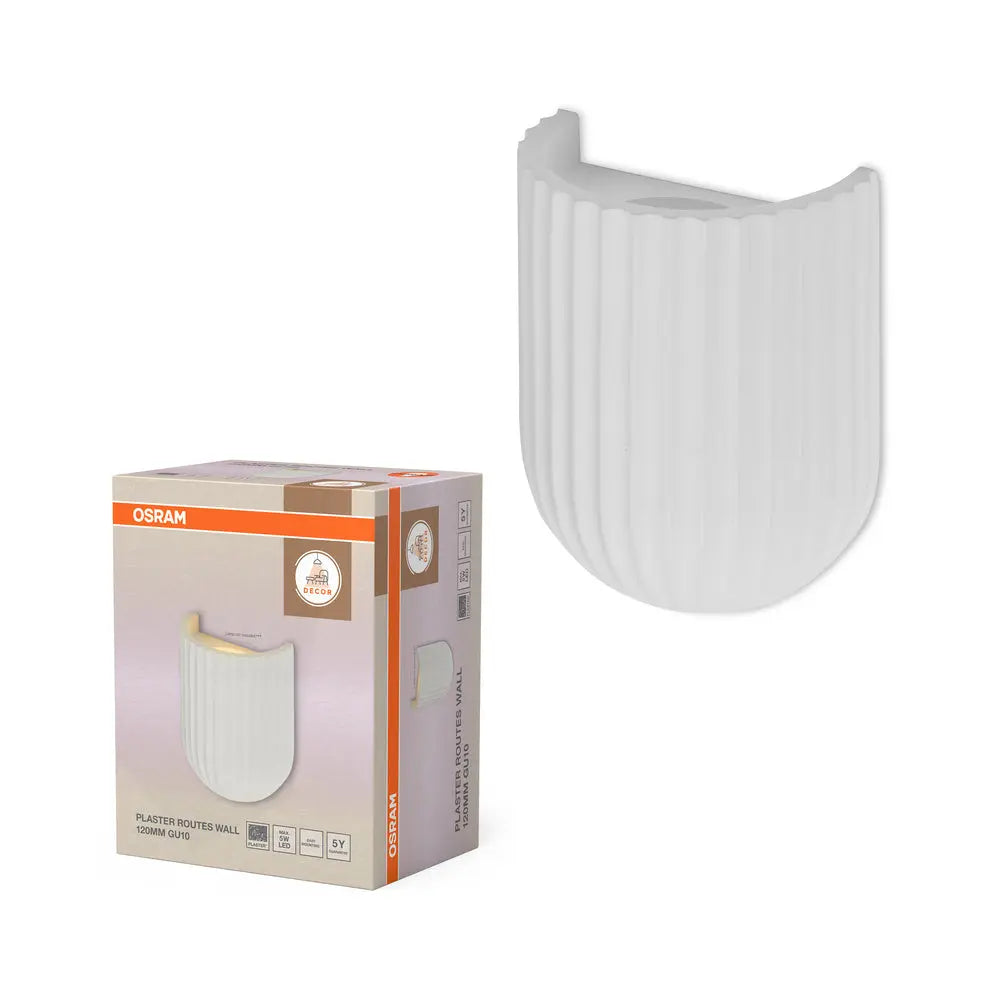 B-Ware Osram Wandleuchte Plaster Routes Wandlampe Gips Leuchte Gu10 Led Weiß Innen - 4058075848429