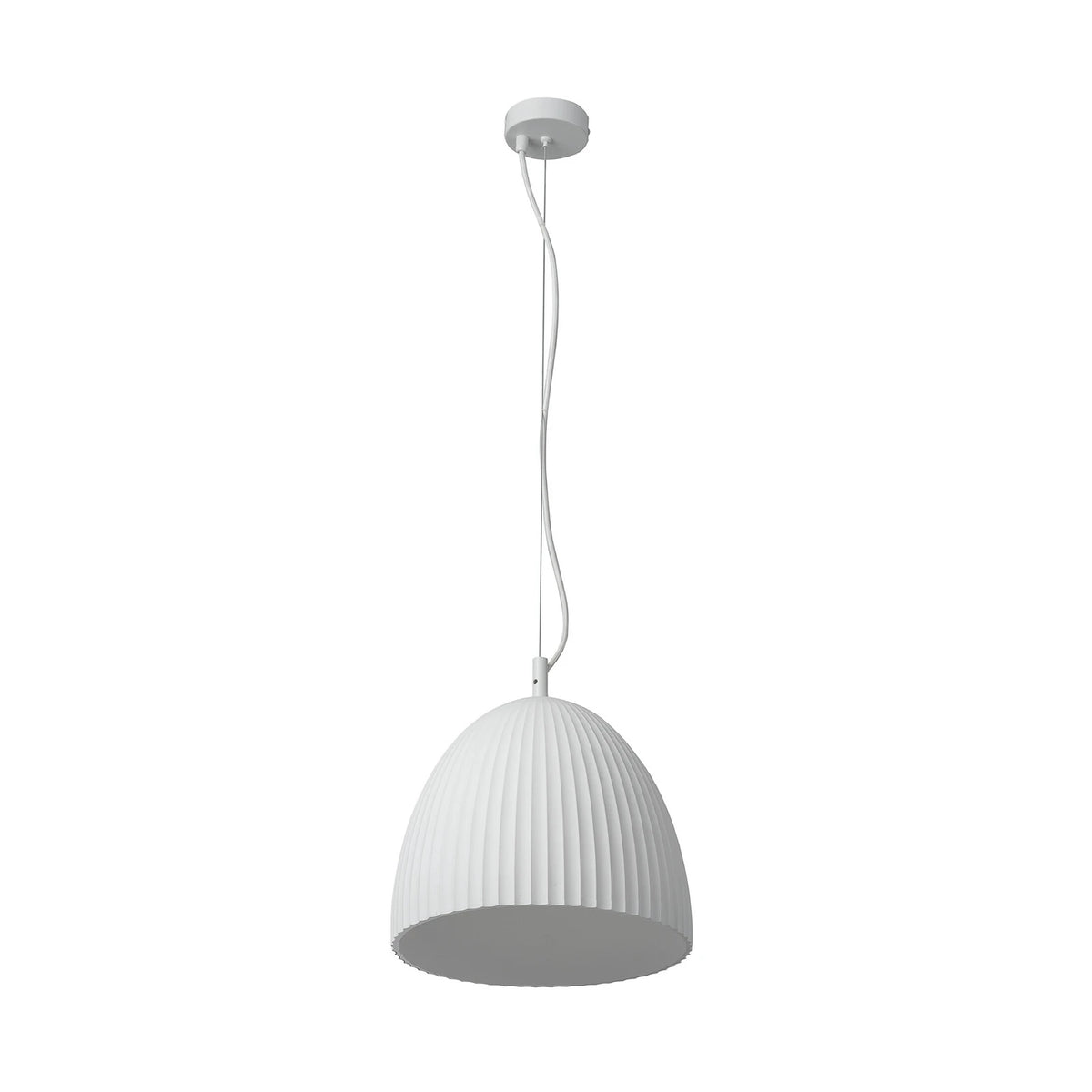 OSRAM Hängelampe Pendelleuchte weiß Gips E27 Decor Plaster Routes Bell Lampe - 4058075848443