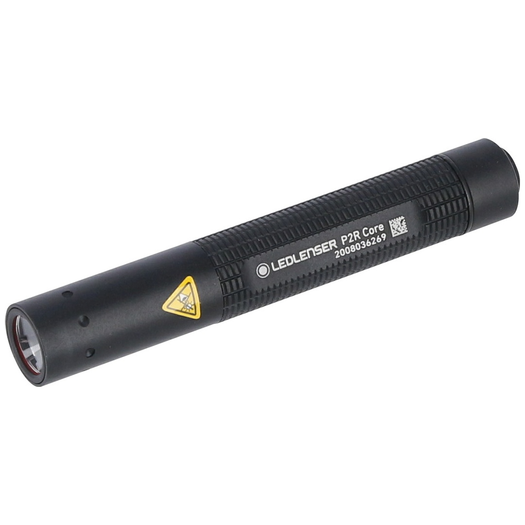 Lampe torche rechargeable Ledlenser P2 R Core 15 120 lumens noire, qualité B, pour usage extérieur