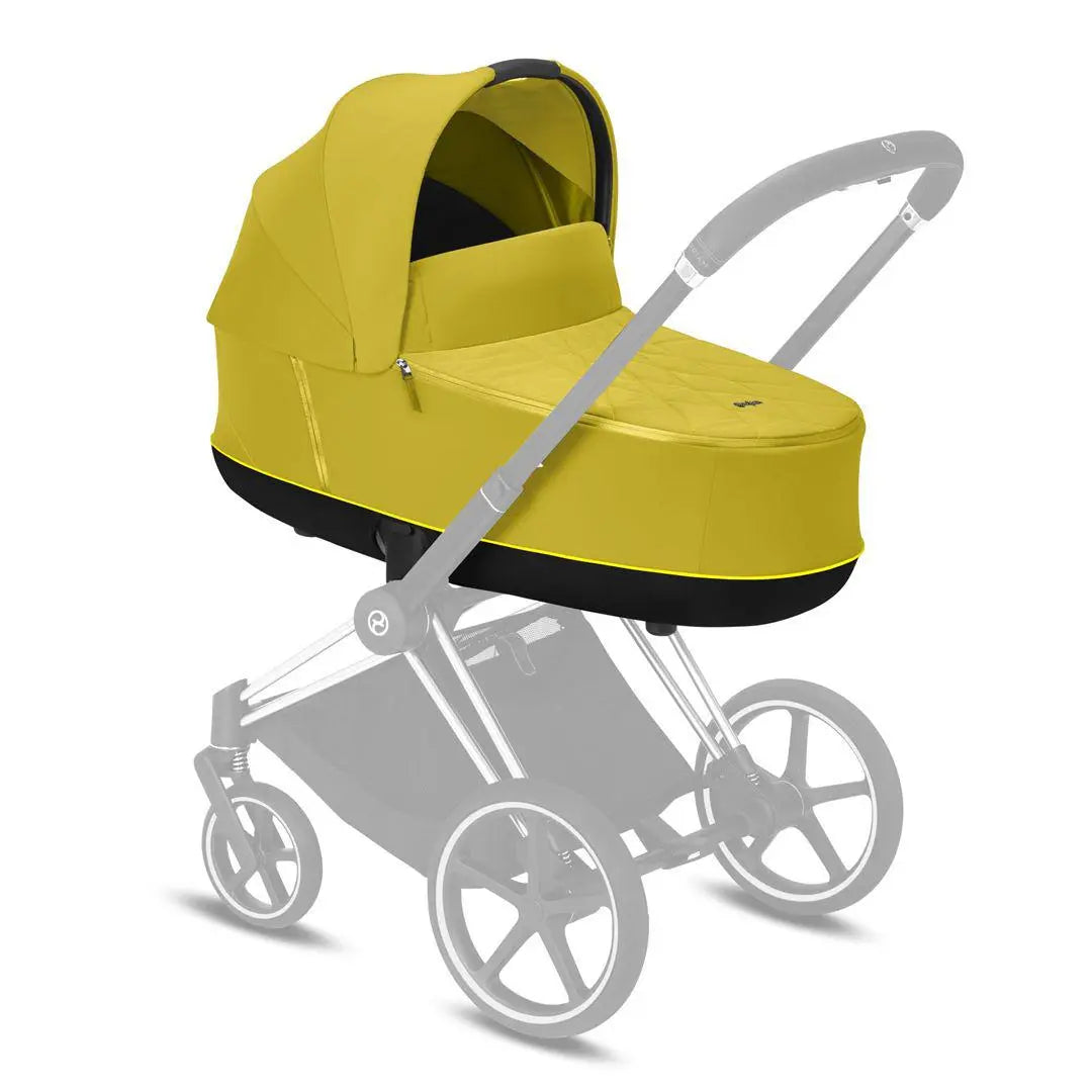 B-Ware Cybex Kinderwagenaufsatz Babywanne Priam Lux Carrycot Mustard Yellow Baumwolle - 4058511856230
