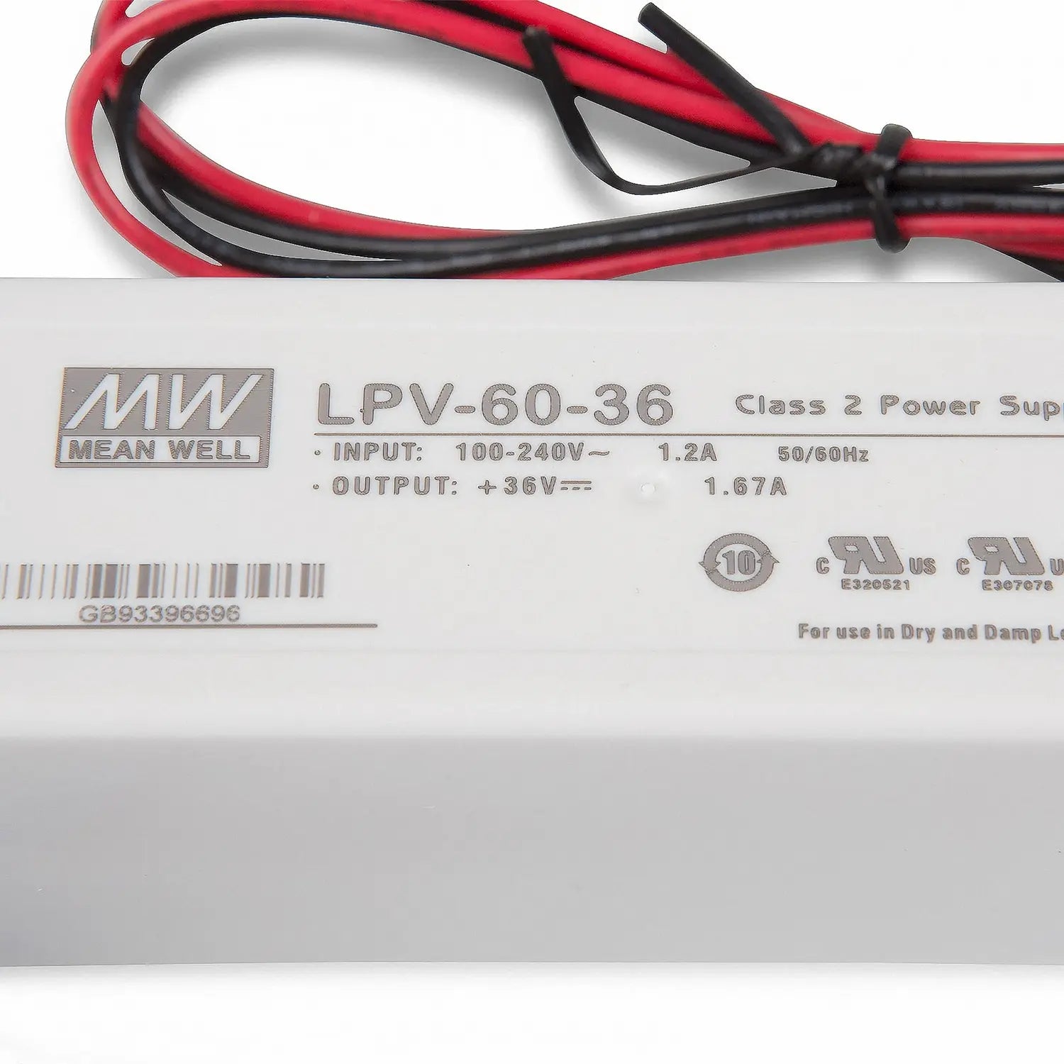 B-Ware Mean Well Netzteil Stromversorgung Led Treiber Lpv 60 36 Ip67 36 V Dc 60 W - 4059267011096