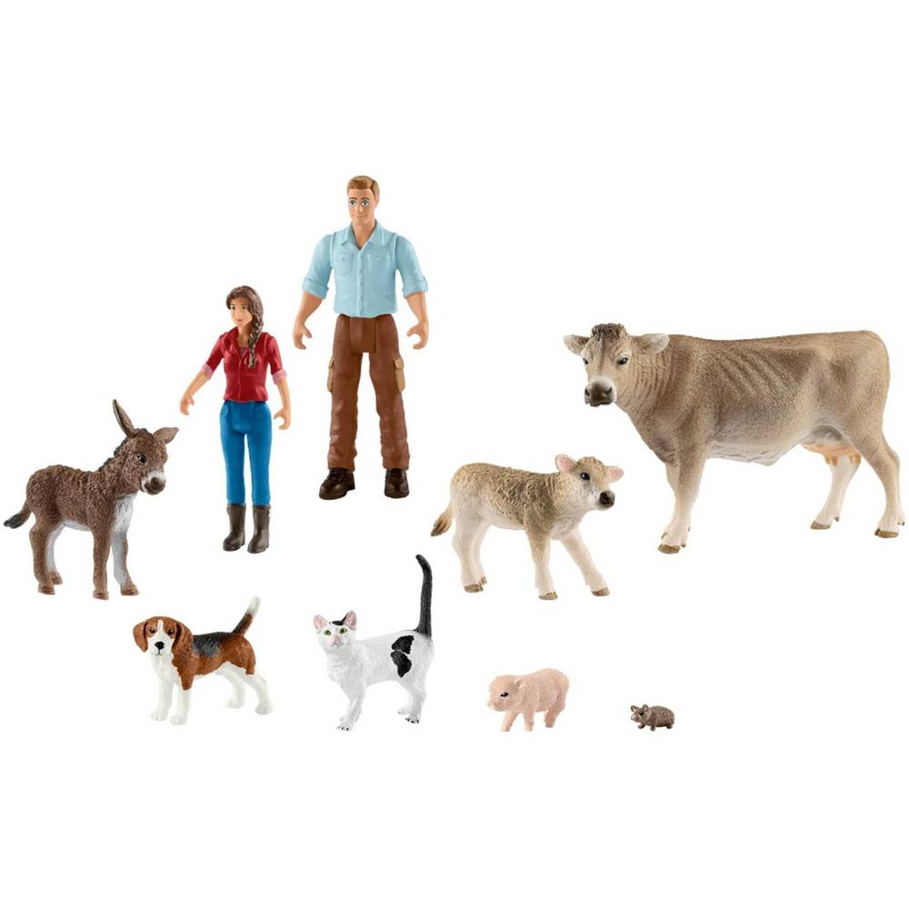 B-Ware Schleich Farm World 42407 Bauernhaus Mit Stall Und Tieren Bauernhof Spielset