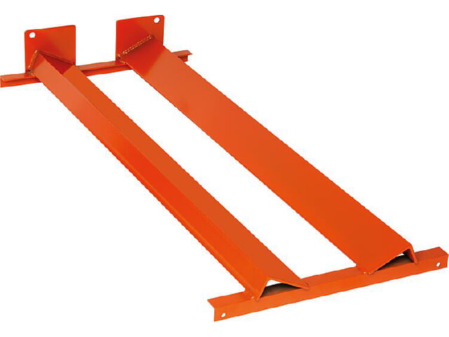 REGALWERK Fassauflage Horizontal Auflage 200 Liter-Fass Endanschlag RAL 2004 - 4059584774087