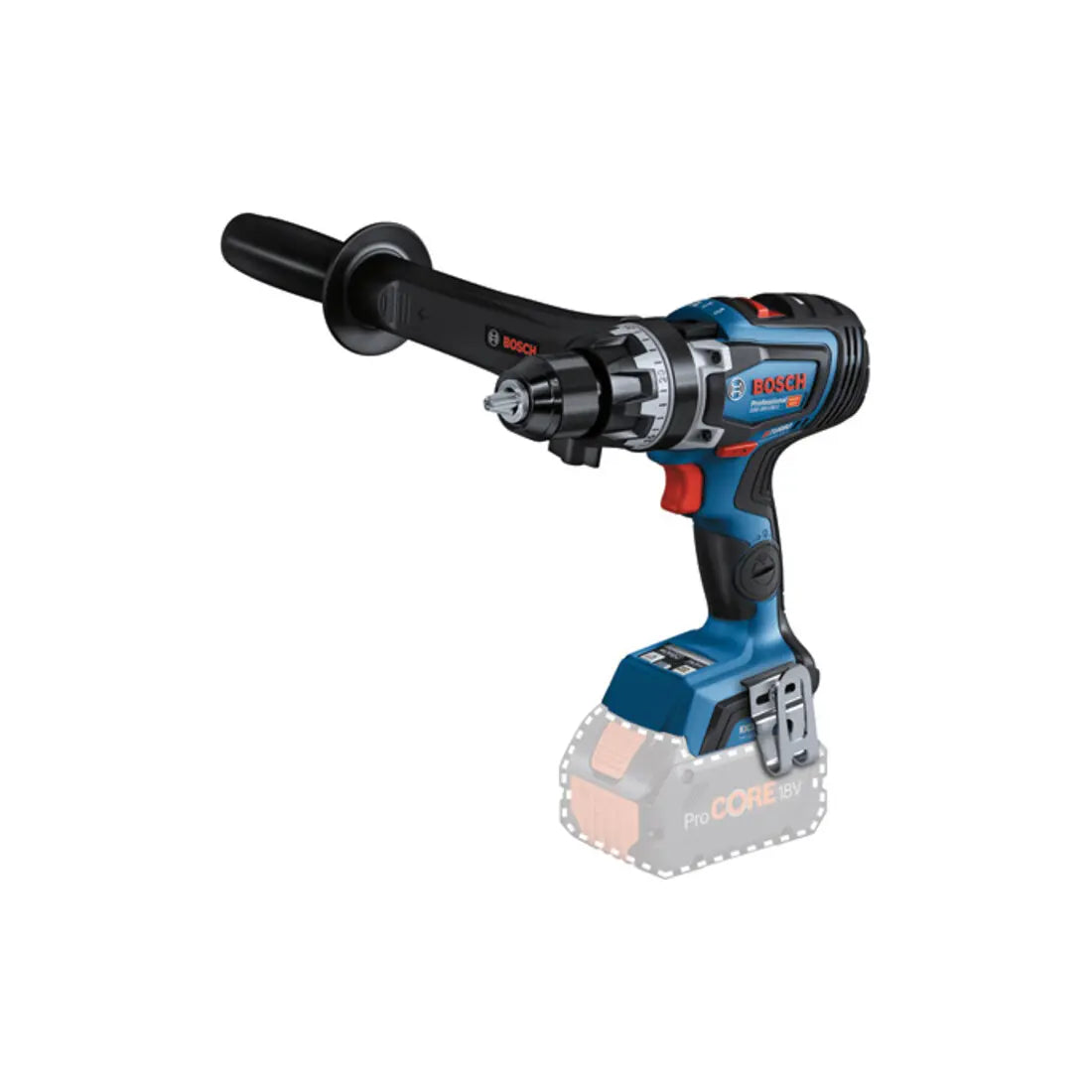 B-Ware Bosch Akku Schlagbohrschrauber Bohrmaschine Gsb 18 V Handgriff Kick Back Control - 4059952523255