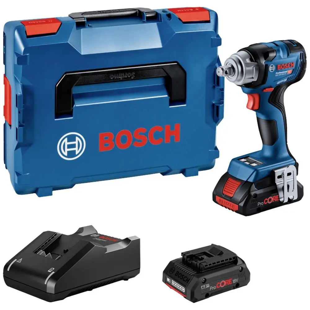 B-Ware Bosch Professional Akku Drehschlagschrauber Schraubwerkzeug 18 V Li Ion 2 Akkus  - 4059952641782