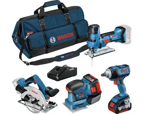 B-Ware Bosch Professional 18 V Profi Set Akku Drehschlagschrauber Kreissäge Stichsäge  - 4059952660424