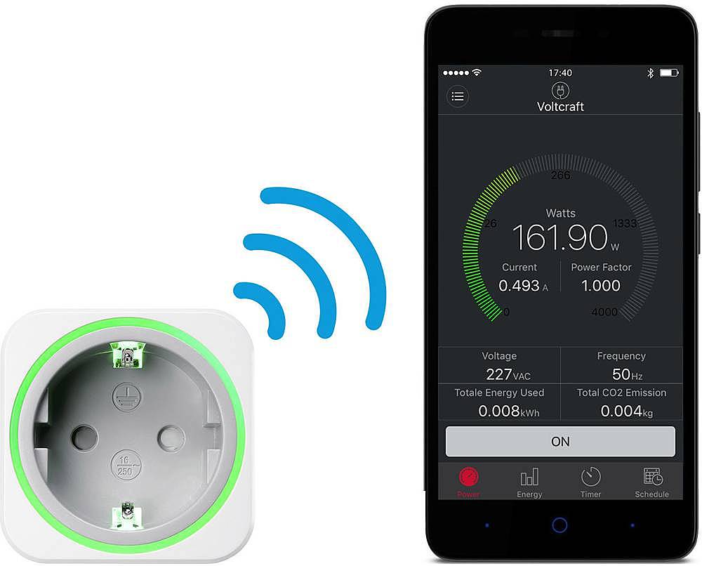 Voltcraft SEM6000 Energiekostenmessgerät Energiemesser Strommesser Bluetooth388