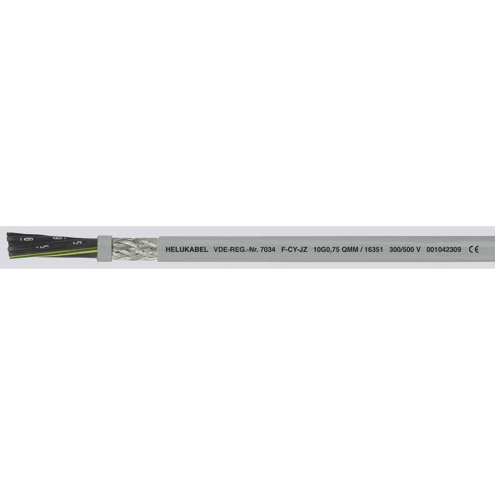 HELU Steuerleitung Steuerkabel F-CY-JZ Leitung Kabel Grau PVC 3 G 0.75 mm² 100 m - 4060892022265