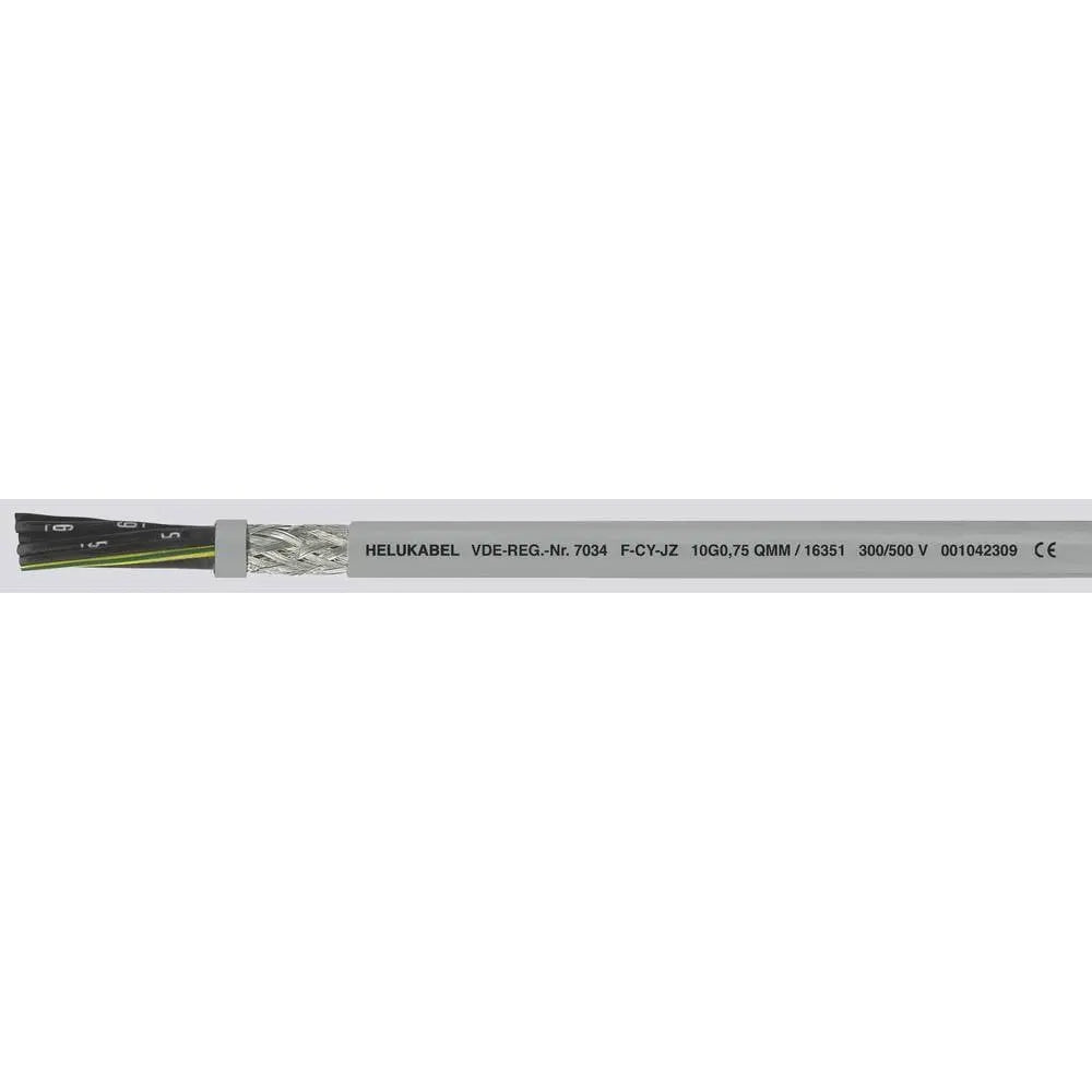 B-Ware Helu Steuerleitung Steuerkabel F Cy Jz Leitung Kabel Grau Pvc 3 G 0.75 Mm² 100 M - 4060892022265