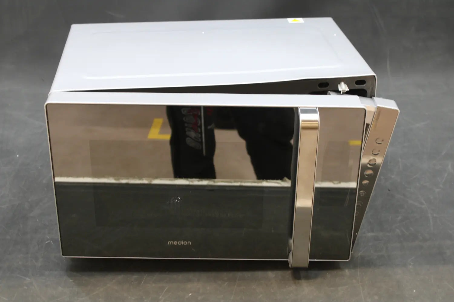 D-Ware Medion Mikrowelle Kombi Backofen Grill 3in1 Küchenhelfer Silber Defektware - 4061275017038